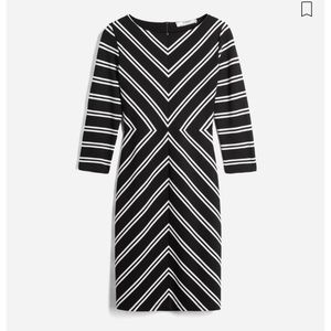 Kaitlin Knit Dress. Black/white dress. Size 12. Worn only a handful of times.